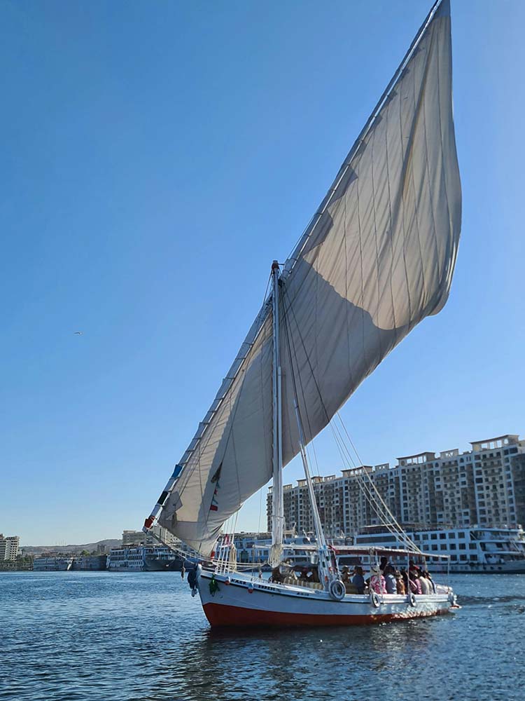 Nile felucca ride in Cairo