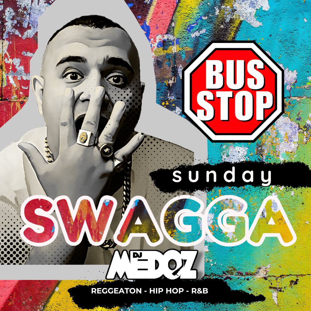 SWAGGA event artwork from Bus Stop Club Sharm
