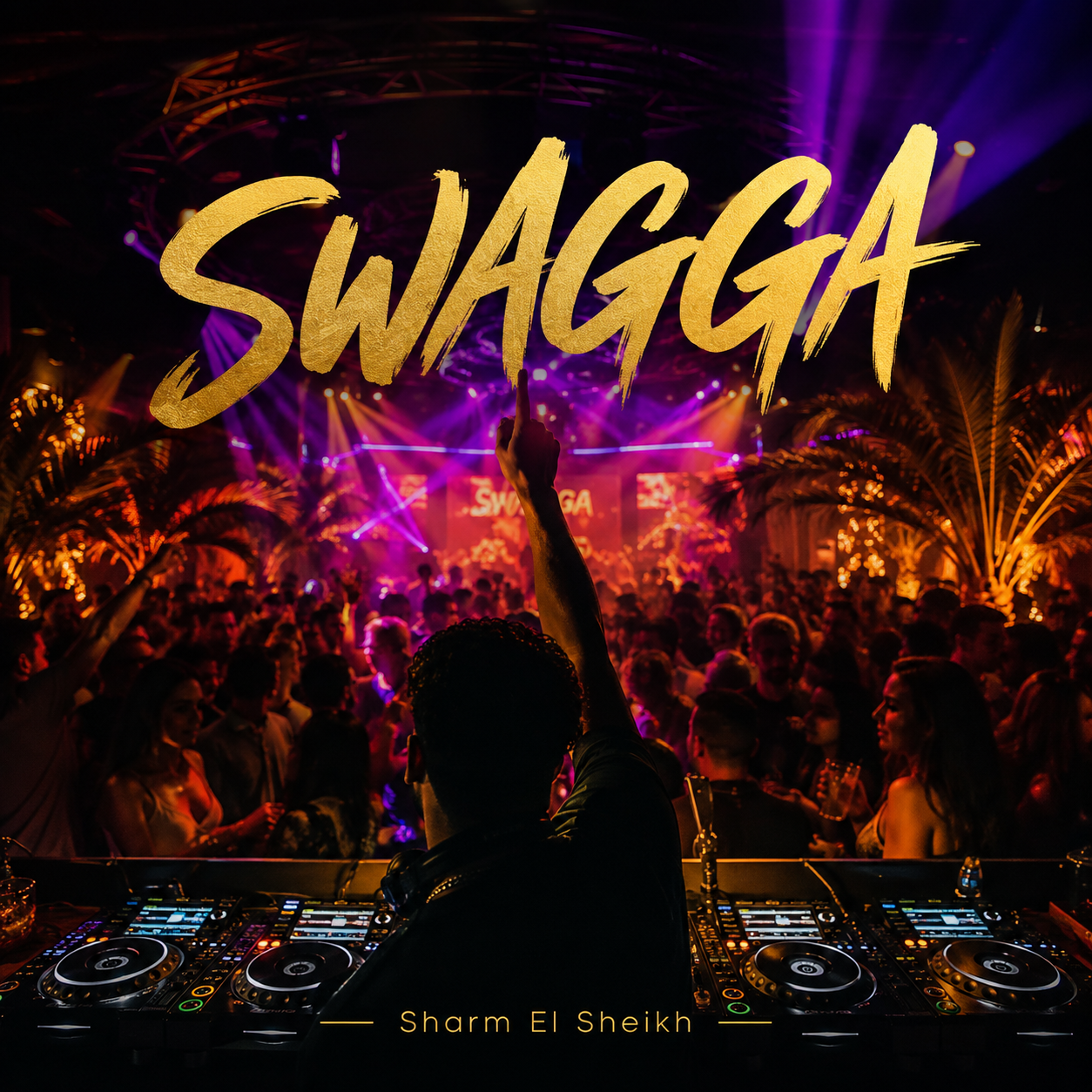 Mersavia illustrative visual for SWAGGA nightlife in Sharm El Sheikh