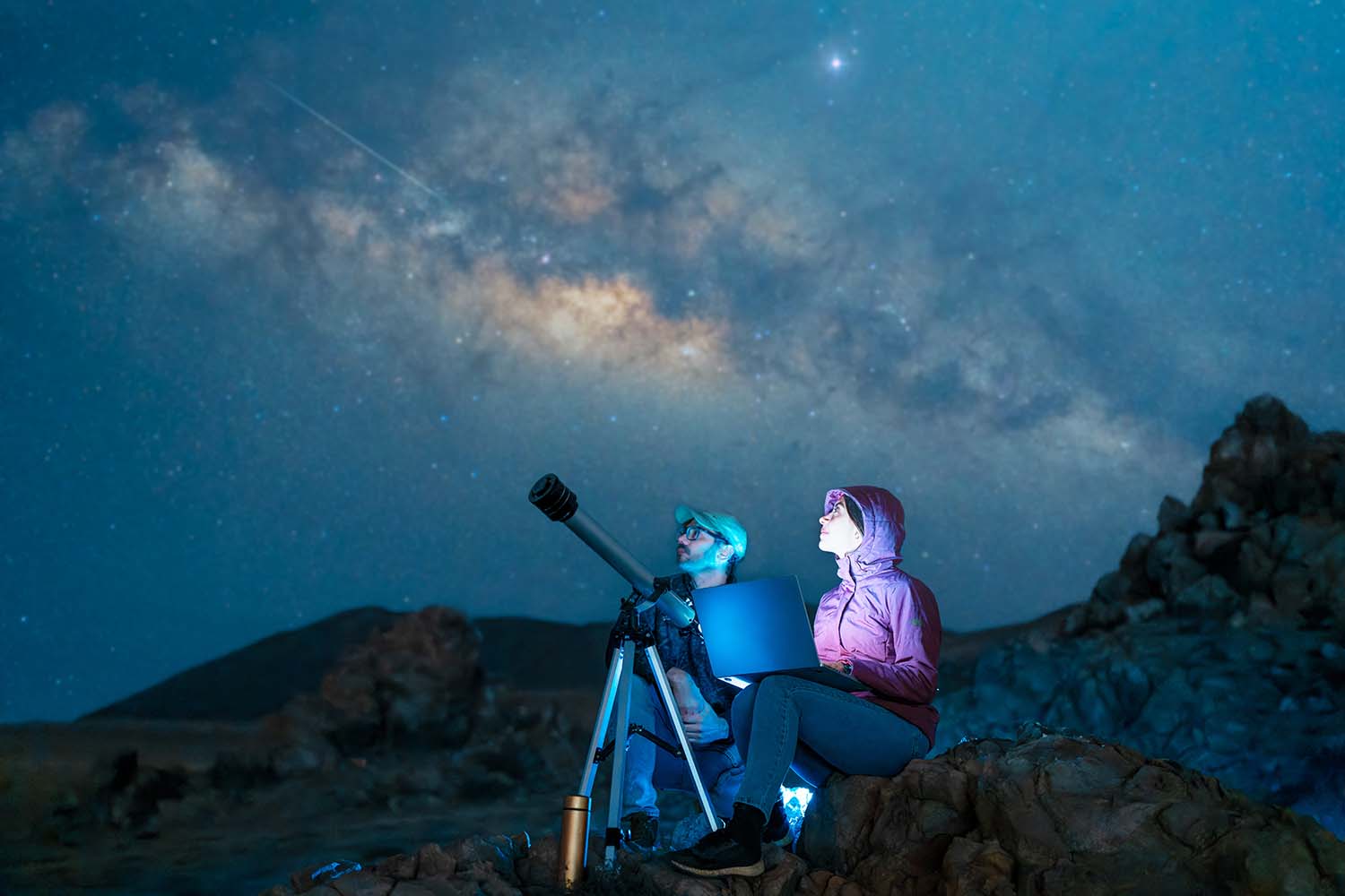 Stargazing and Bedouin dinner night