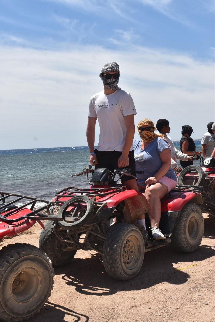 Quad bike group in Sharm