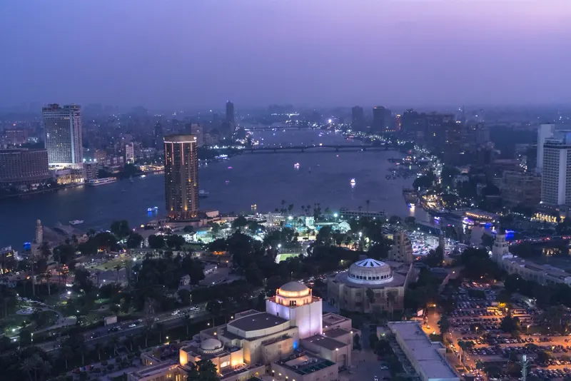 Custom Cairo day plan with Nile and city view