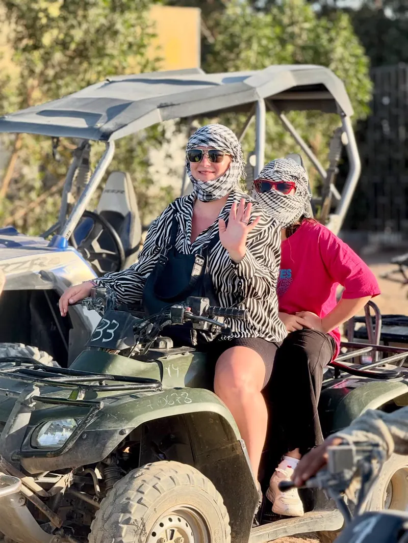 Desert safari quad bike trip in Hurghada